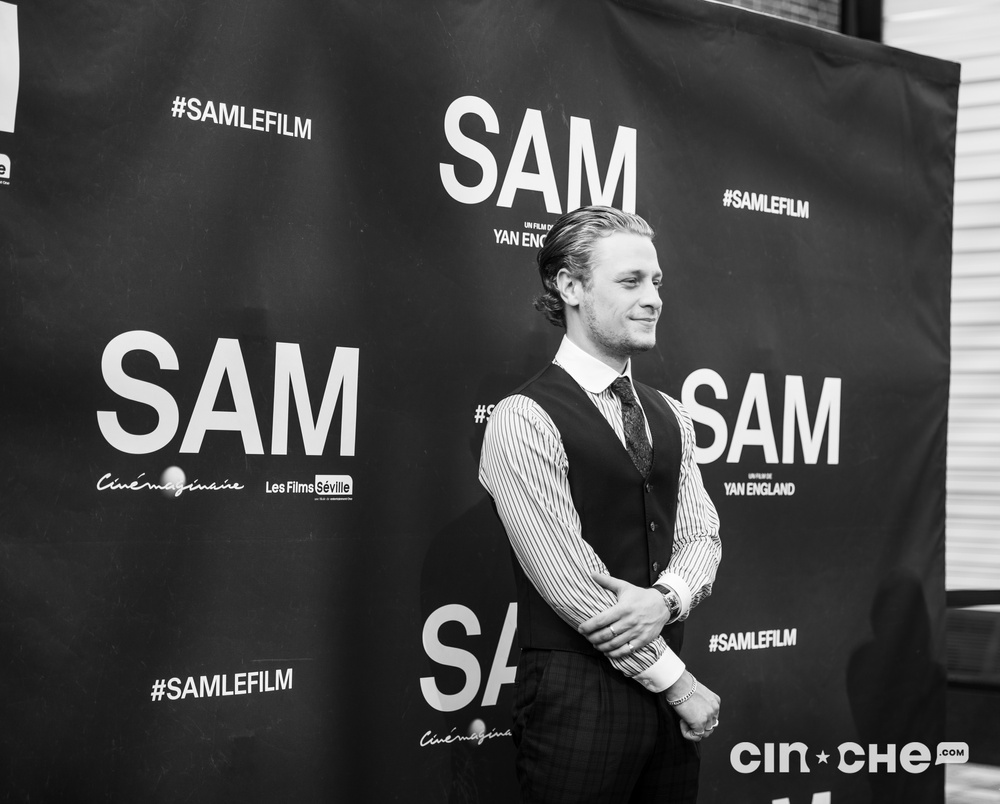 Sur le tapis rouge du film Sam