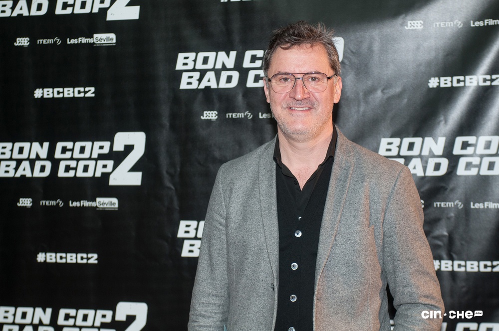 Sur le tapis rouge du film Bon Cop Bad Cop 2