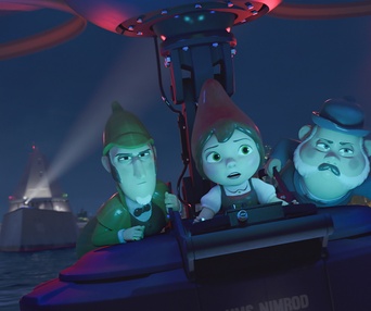 Une scène du film Sherlock Gnomes
