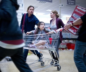Une scène du film World War Z