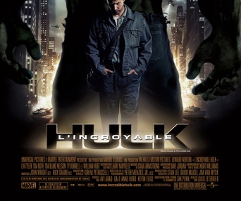 Affiche officielle du film de L'Incroyable Hulk