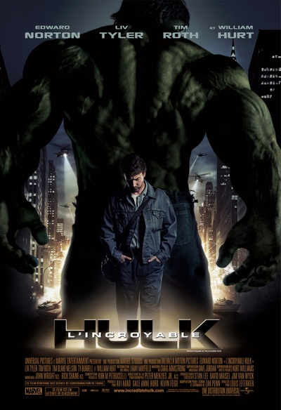 Affiche officielle du film de L'Incroyable Hulk