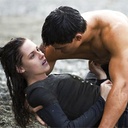 Taylor Lautner et Kristen Stewart dans le film The Twilight Saga: New Moon