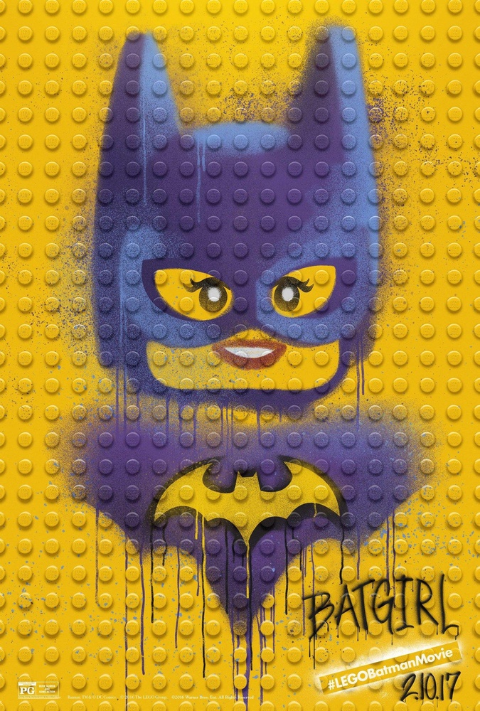 Affiche de personnages du film Lego Batman le film