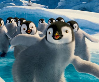 Une scène du film Happy Feet 2