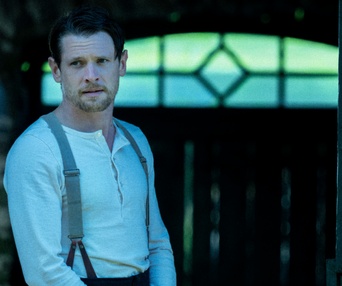 Une scène du film Lady Chatterley's Lover