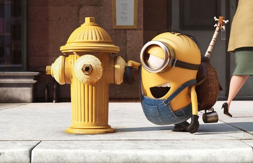 Une scène du film Minions