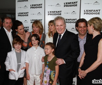 Sur le tapis rouge de L'enfant prodige