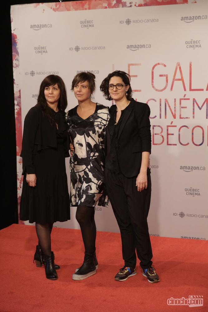 Sur le tapis rouge de Gala du cinéma Québécois