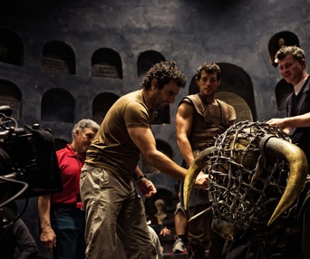 Sur le plateau du film Immortals