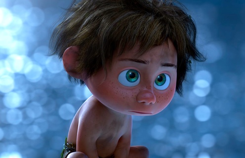 Une scène du film The Good Dinosaur