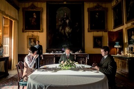 Une scène du film Downton Abbey Une scène du film Downton Abbey