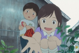 Une scène du film Miraï, ma petite soeur Une scène du film Miraï, ma petite soeur