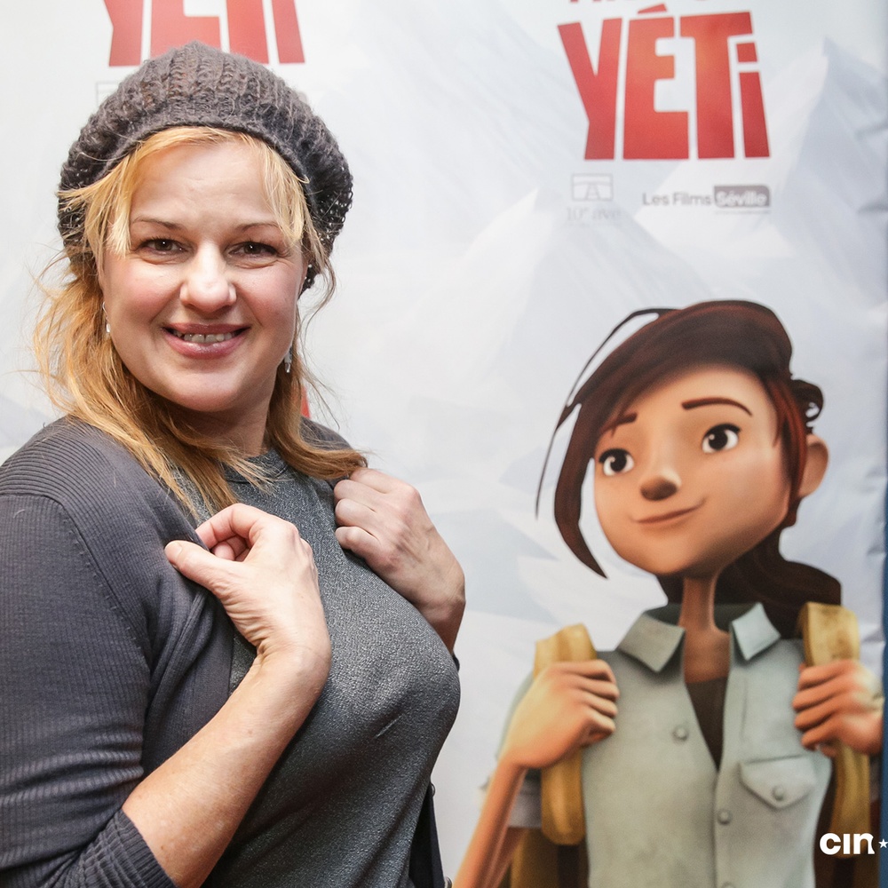 Sur le tapis rouge du film Nelly et Simon : Mission Yéti