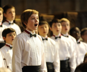 Une scène du film Boychoir