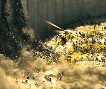 Une scène du film World War Z