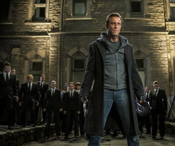 Une scène du film I, Frankenstein