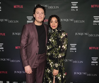 Tapis rouge de la première du film Jusqu'au déclin