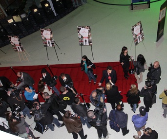 Sur le tapis rouge de The Trotsky