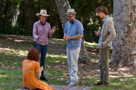 Sur le plateau du film Ruby Sparks