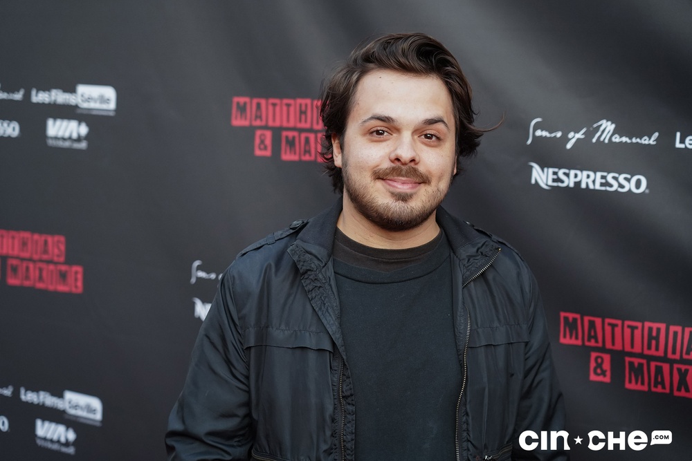 Sur le tapis rouge du film Matthias et Maxime