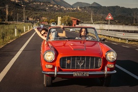 Une scène du film Folles de joie Une scène du film Folles de joie