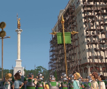 Une scène du film Astérix: Le domaine des Dieux