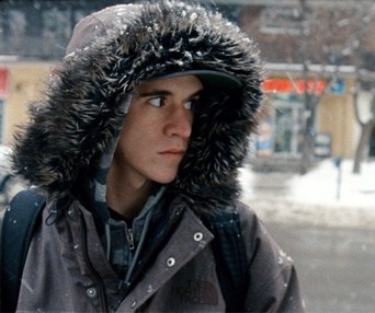 Une scène du film Après la neige
