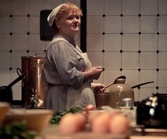 Une scène du film Downton Abbey