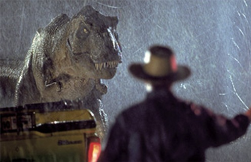 Une scène du film Jurassic Park
