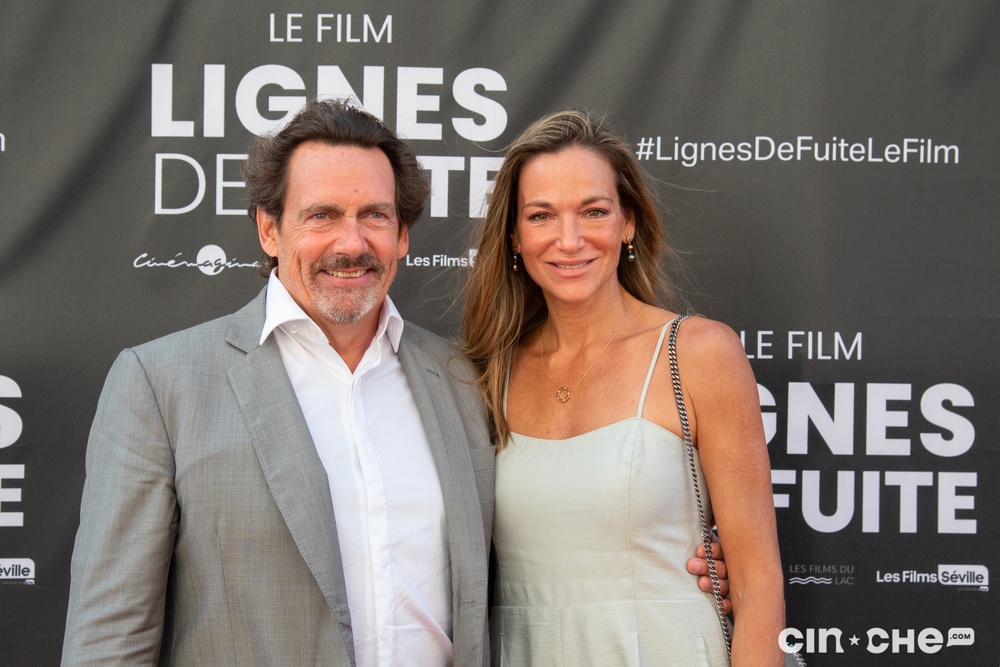 Sur le tapis rouge du film Lignes de fuite