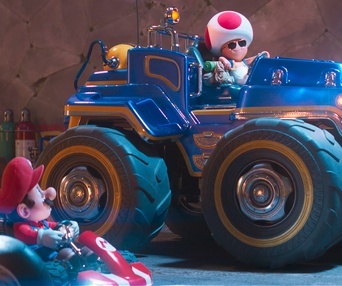 Une scène du film The Super Mario Bros. Movie