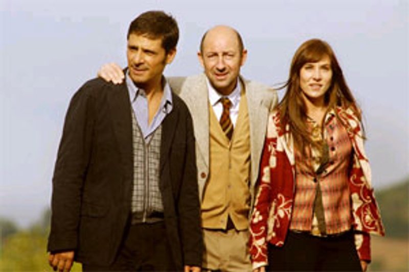 Pascal Elbé, Kad Merad et Mathilde Seigner dans 3 amis