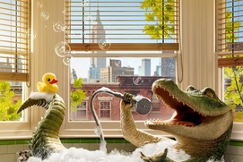 Affiche du film Lyle, Lyle, Crocodile Affiche du film Lyle, Lyle, Crocodile