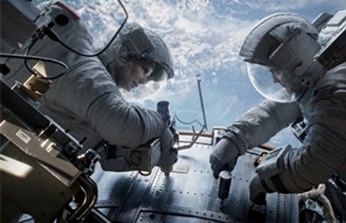 Une scène du film Gravity