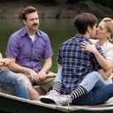 Drew Barrymore, Charlie Day, Justin Long et Jason Sudeikis dans le film Going the Distance