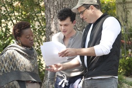 Sur le plateau du film Beautiful Creatures