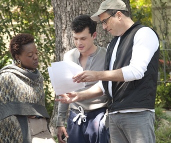 Sur le plateau du film Beautiful Creatures