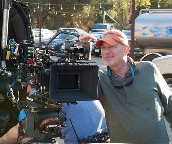 Sur le plateau du film The Boy Next Door