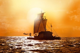 Une scène du film Kon-Tiki Une scène du film Kon-Tiki