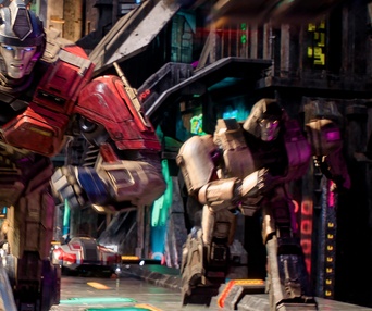 Une scène du film Transformers One
