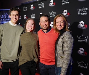 Première du spectacle Le fantôme de l'opéra à Montréal