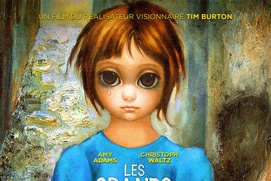 Affiche du film Les grands yeux Affiche du film Les grands yeux
