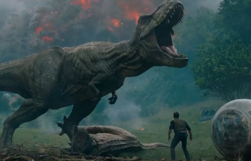 Une scène du film Jurassic World: Fallen Kingdom