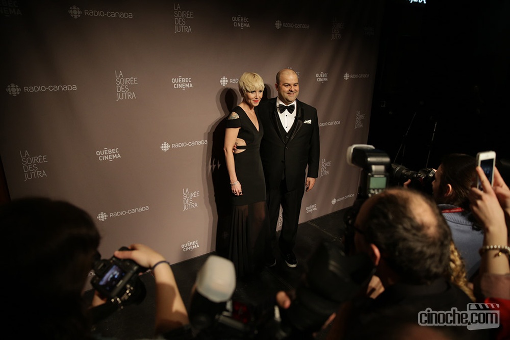 Sur le tapis rouge de la Soirée des Jutra 2014
