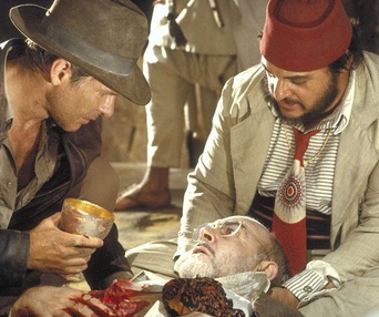 Une scène du film Indiana Jones and the Last Crusade