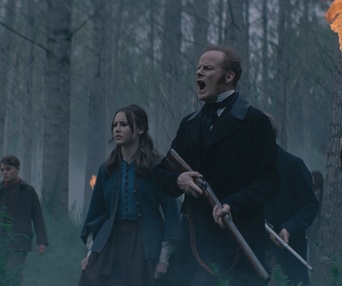 Une scène du film The Cursed