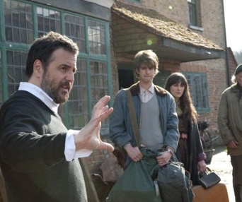 Sur le plateau du film Never Let Me Go