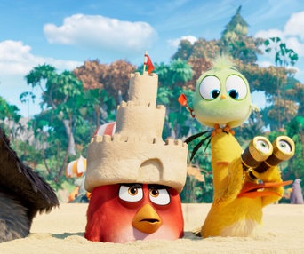 Une scène du film The Angry Birds Movie 2