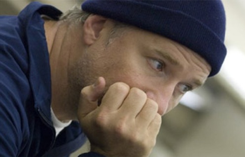 David Fincher sur le plateau du film Zodiac